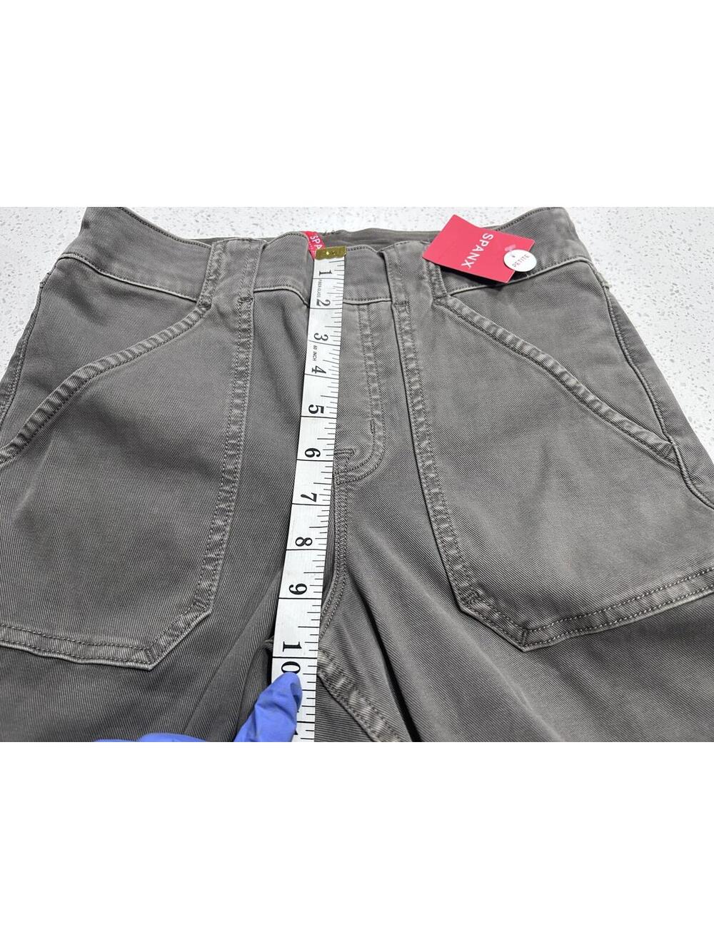 SPANX Stretch Twill Ankle Cargo Pants – Gray Washed - Picture 8 of 9